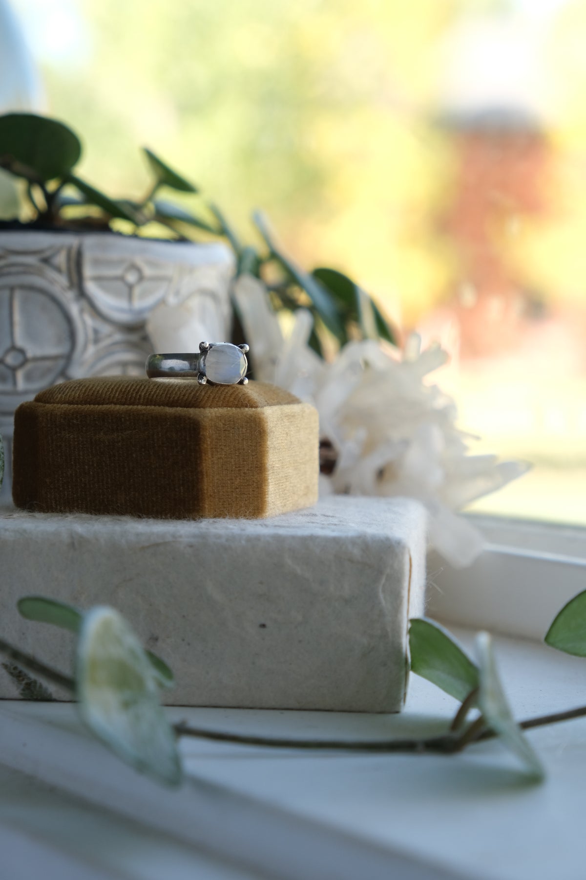 Moonstone Ring Size 6