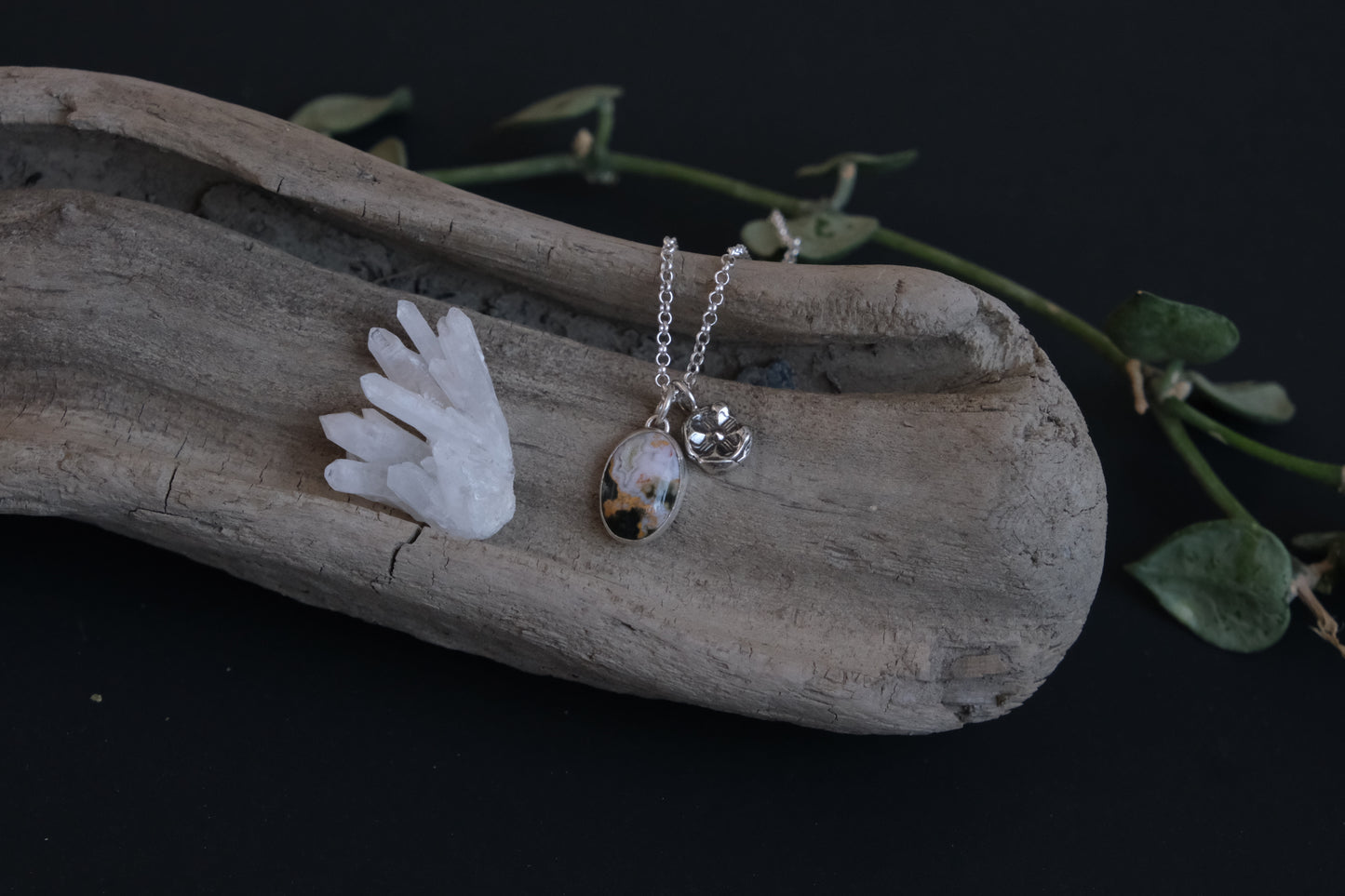 Ocean Jasper Charm Necklace