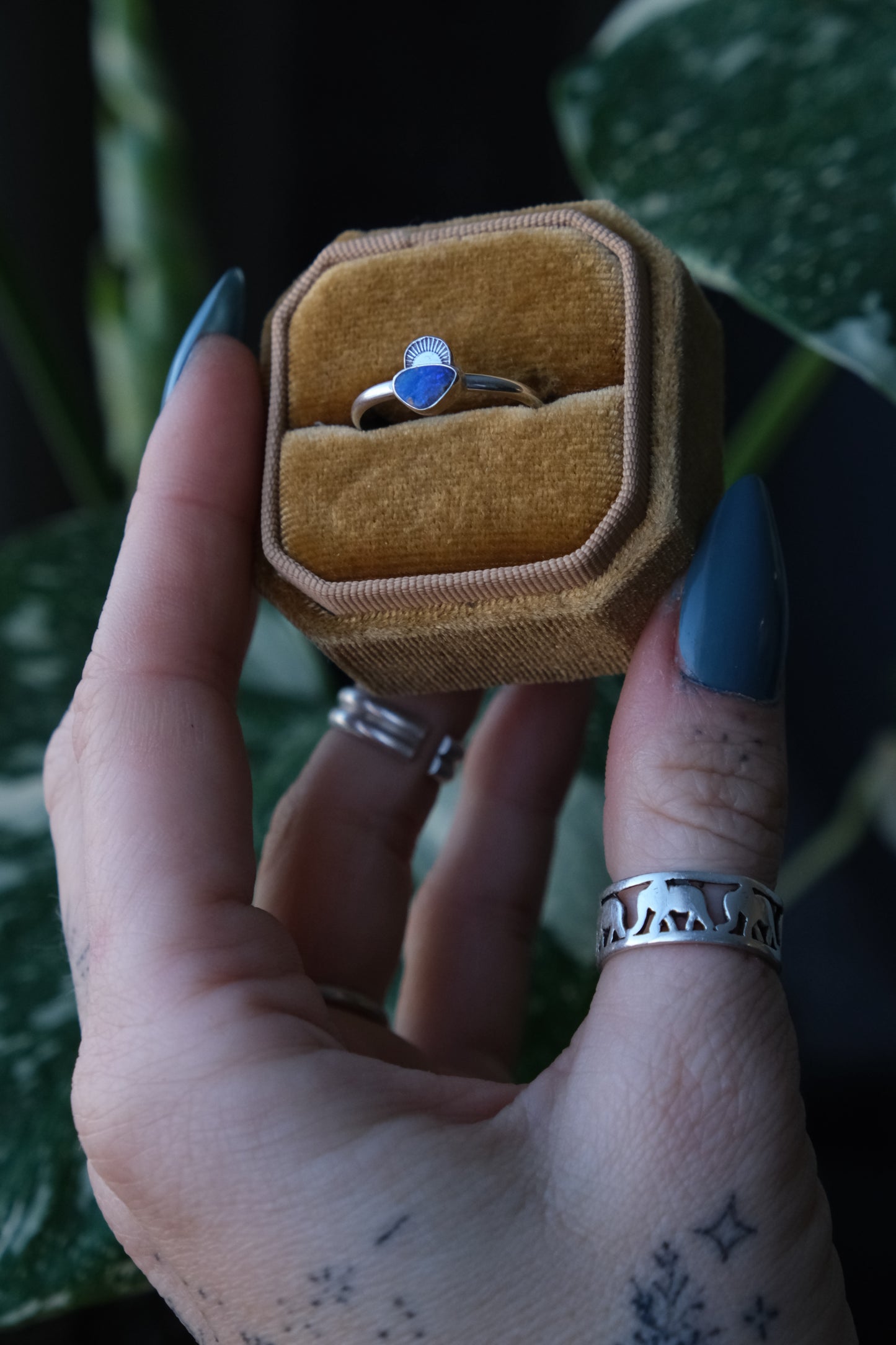Australian Opal Ring -size 9.5