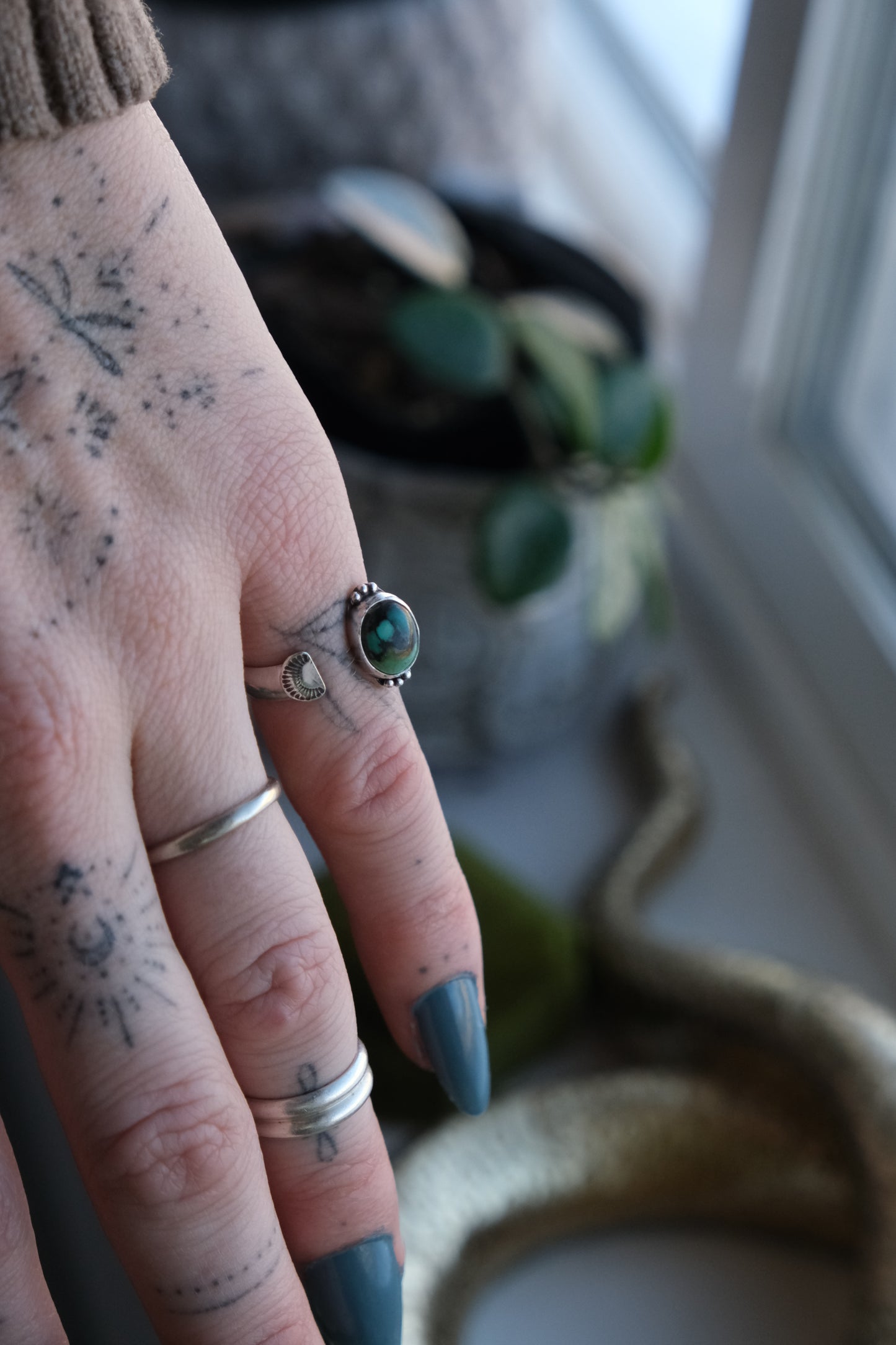 Hubei Turquoise Ring -size 4