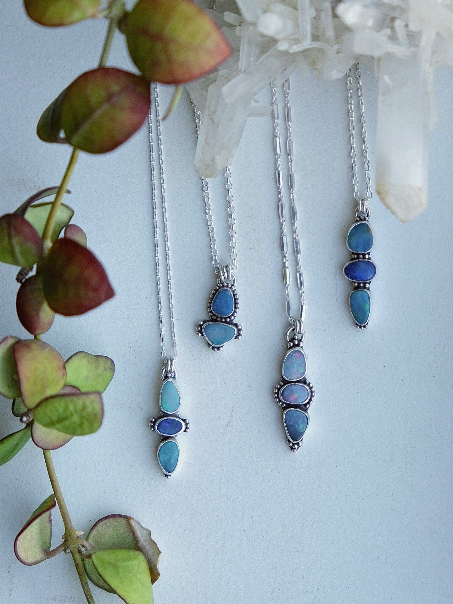 Opal Pendant Necklace