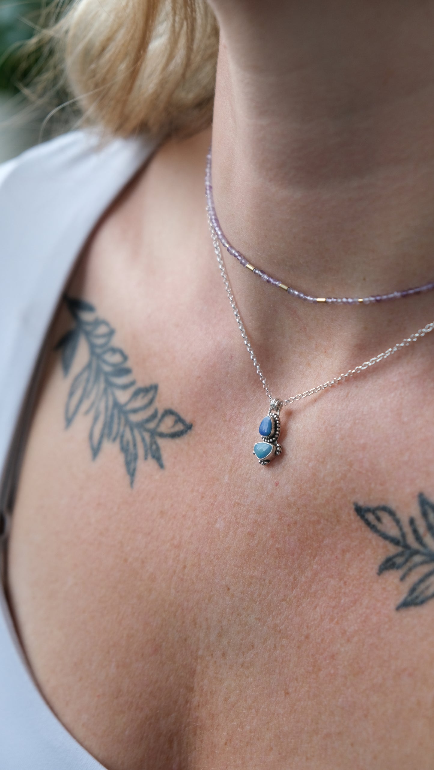Opal Pendant Necklace