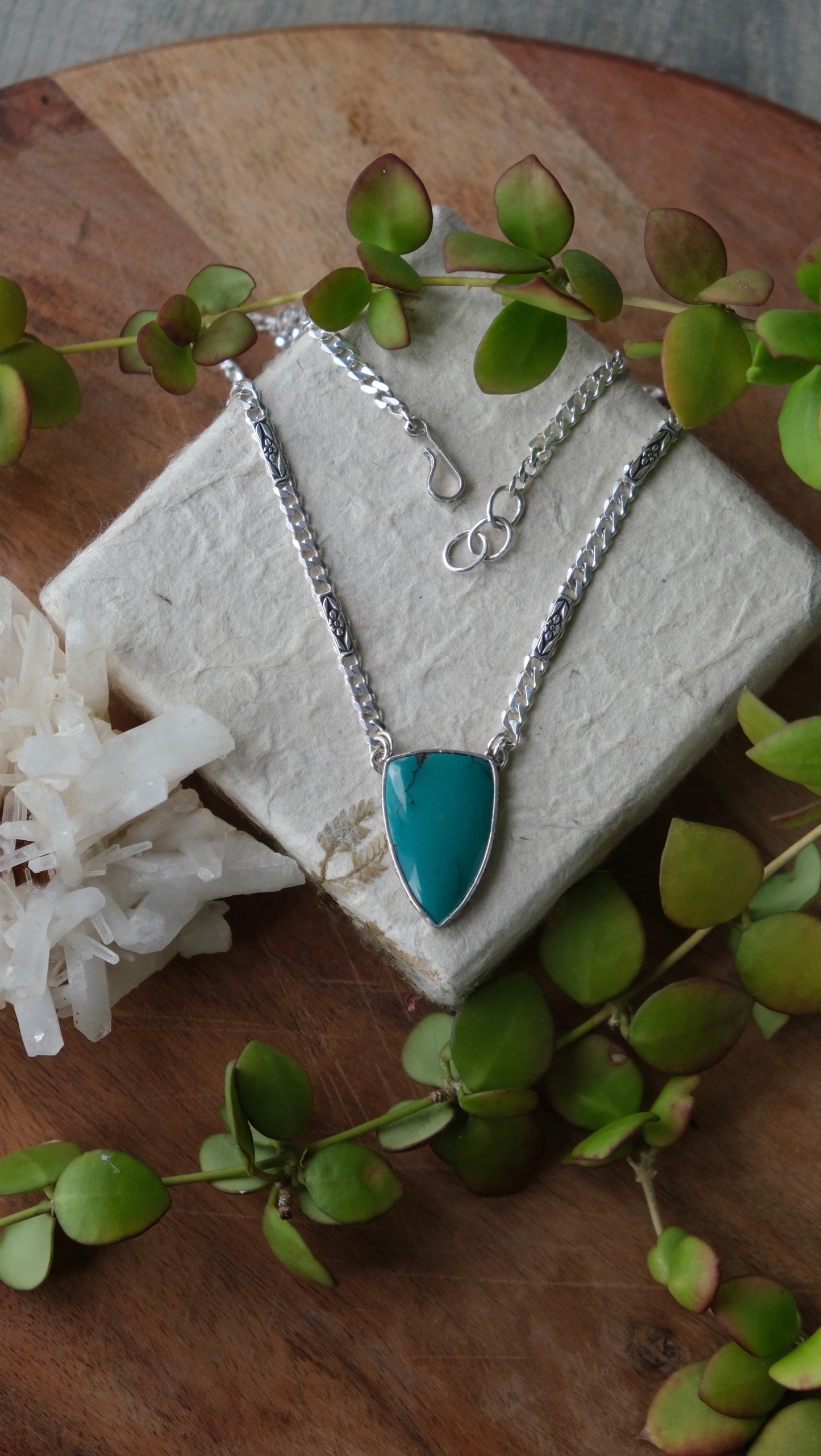 Floral Turquoise Necklace