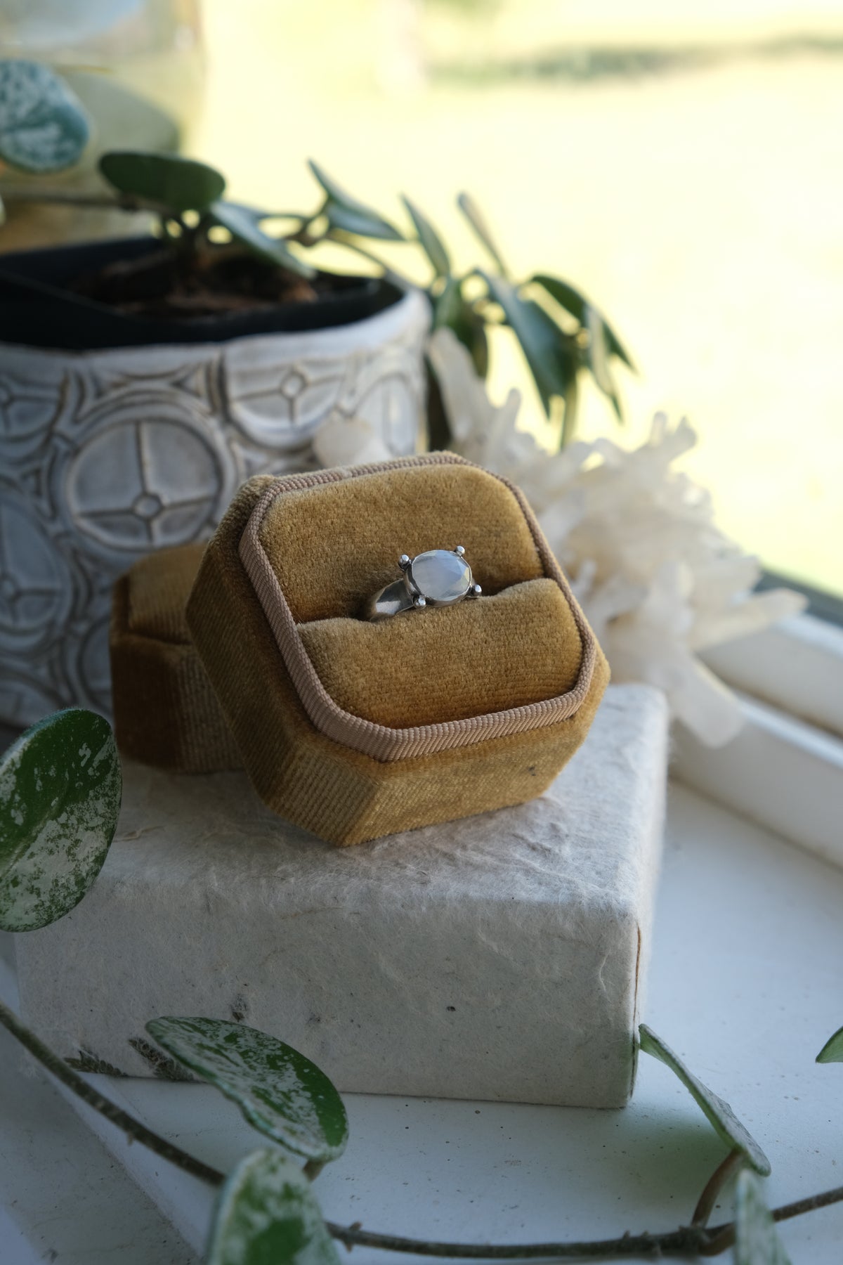Moonstone Ring Size 6