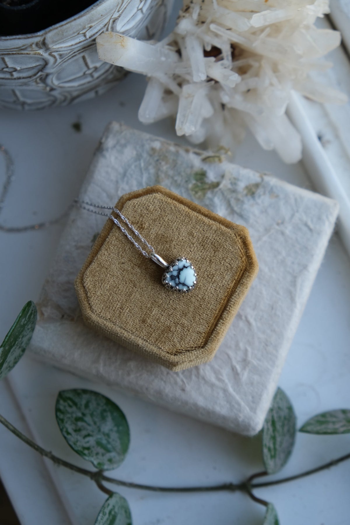 Paloma Variscite Pendant Necklace #3