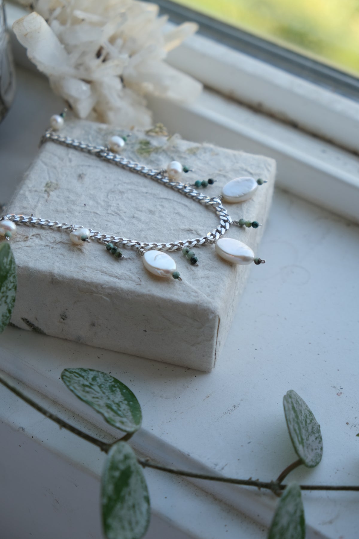 Freshwater Pearl Beaded Necklace