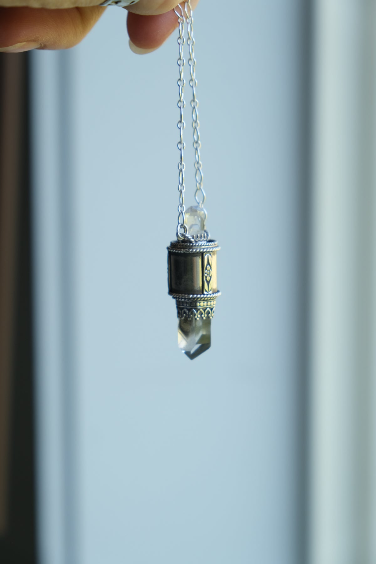 Crystal Vessel Pendant Necklace