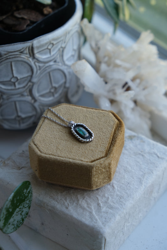 Kyanite Shadowbox Pendant