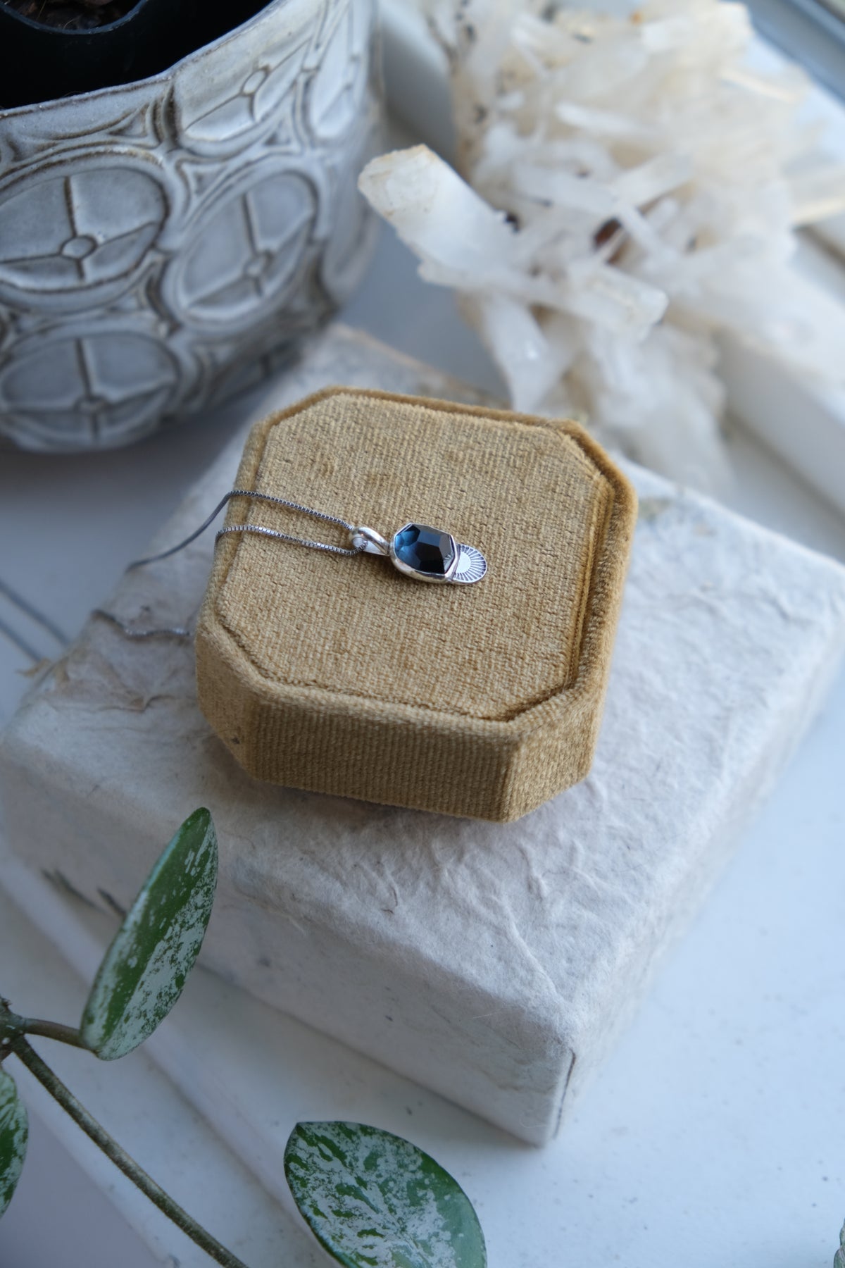 Tourmaline Pendant Necklace