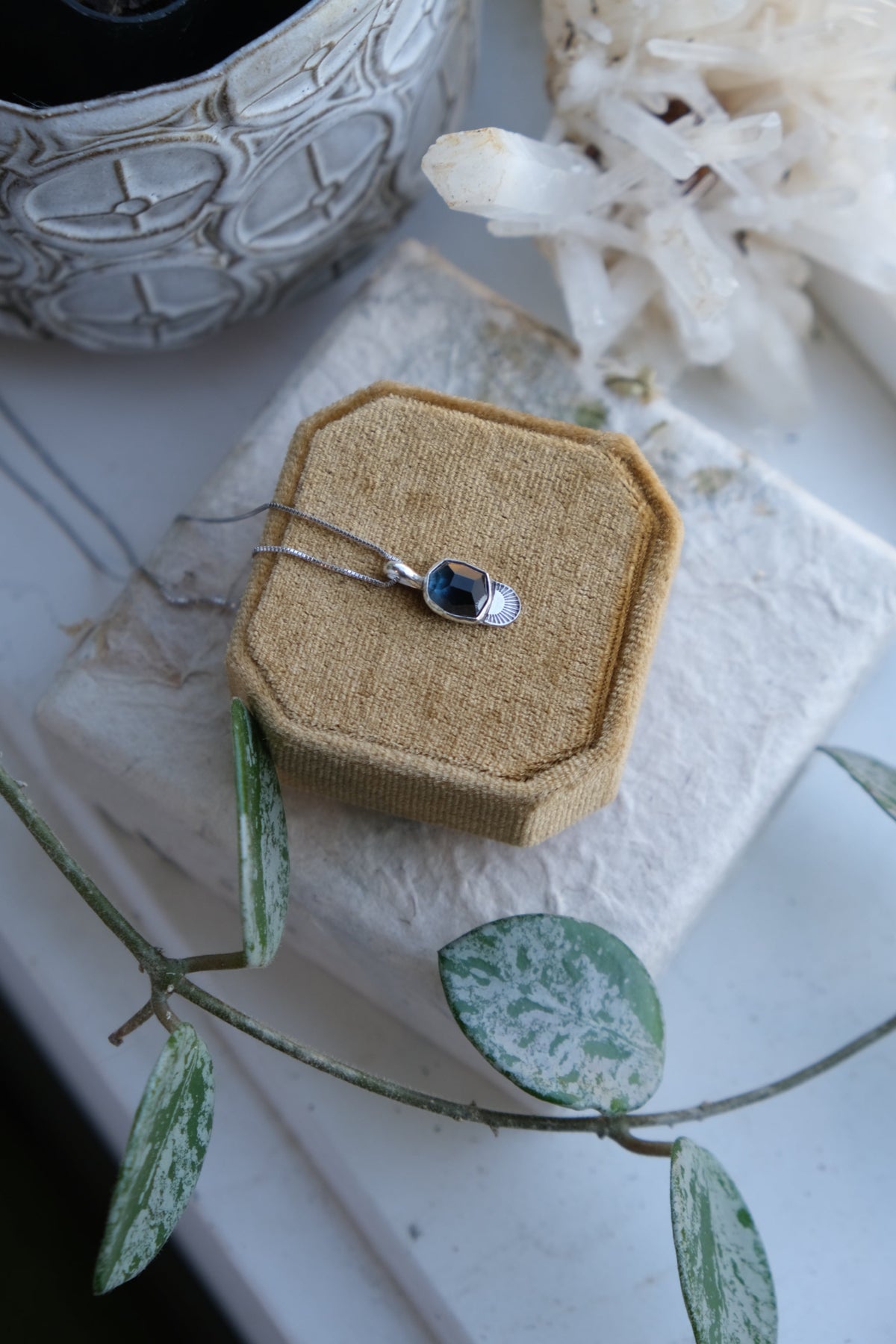 Tourmaline Pendant Necklace