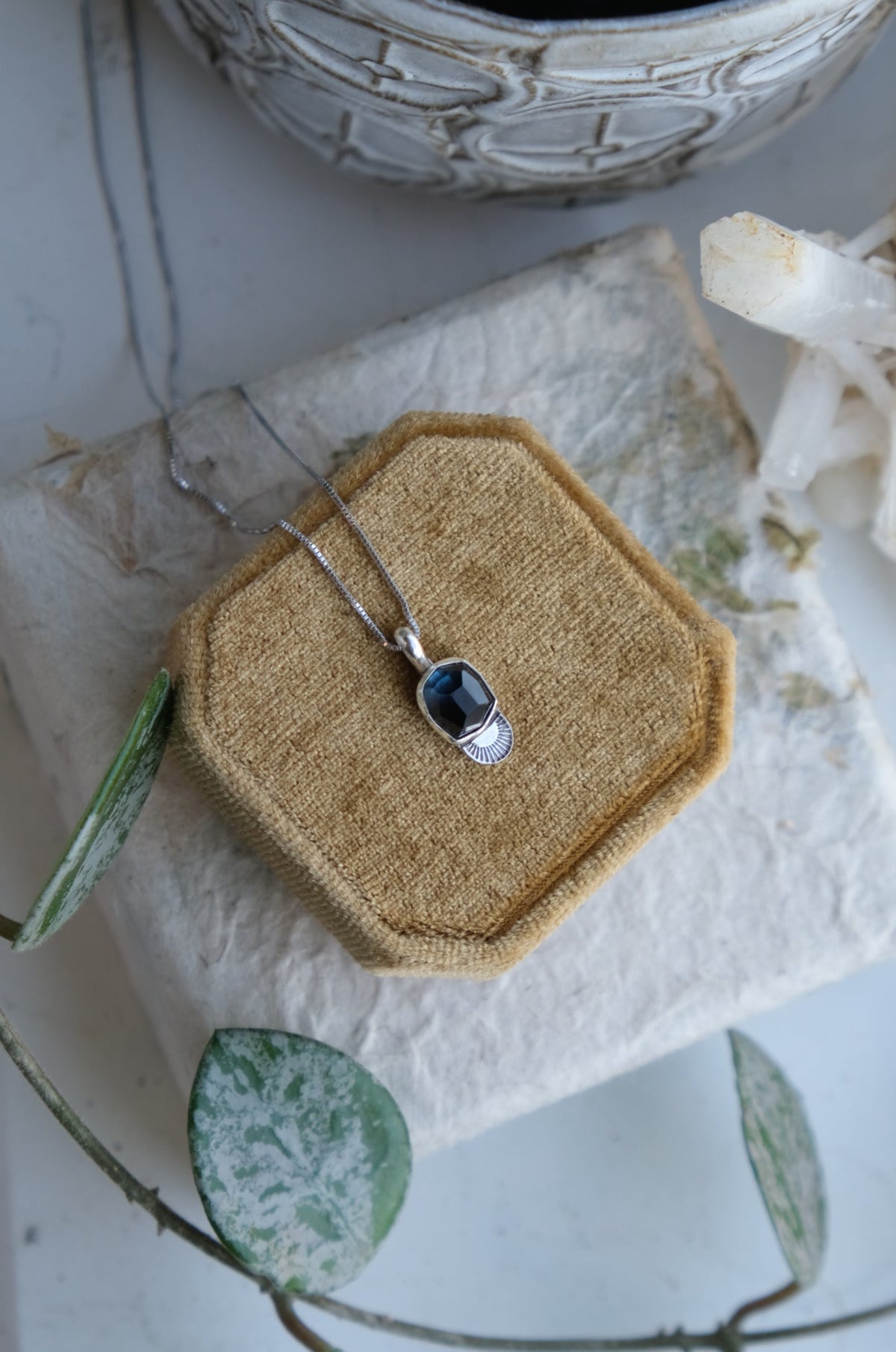 Tourmaline Pendant Necklace