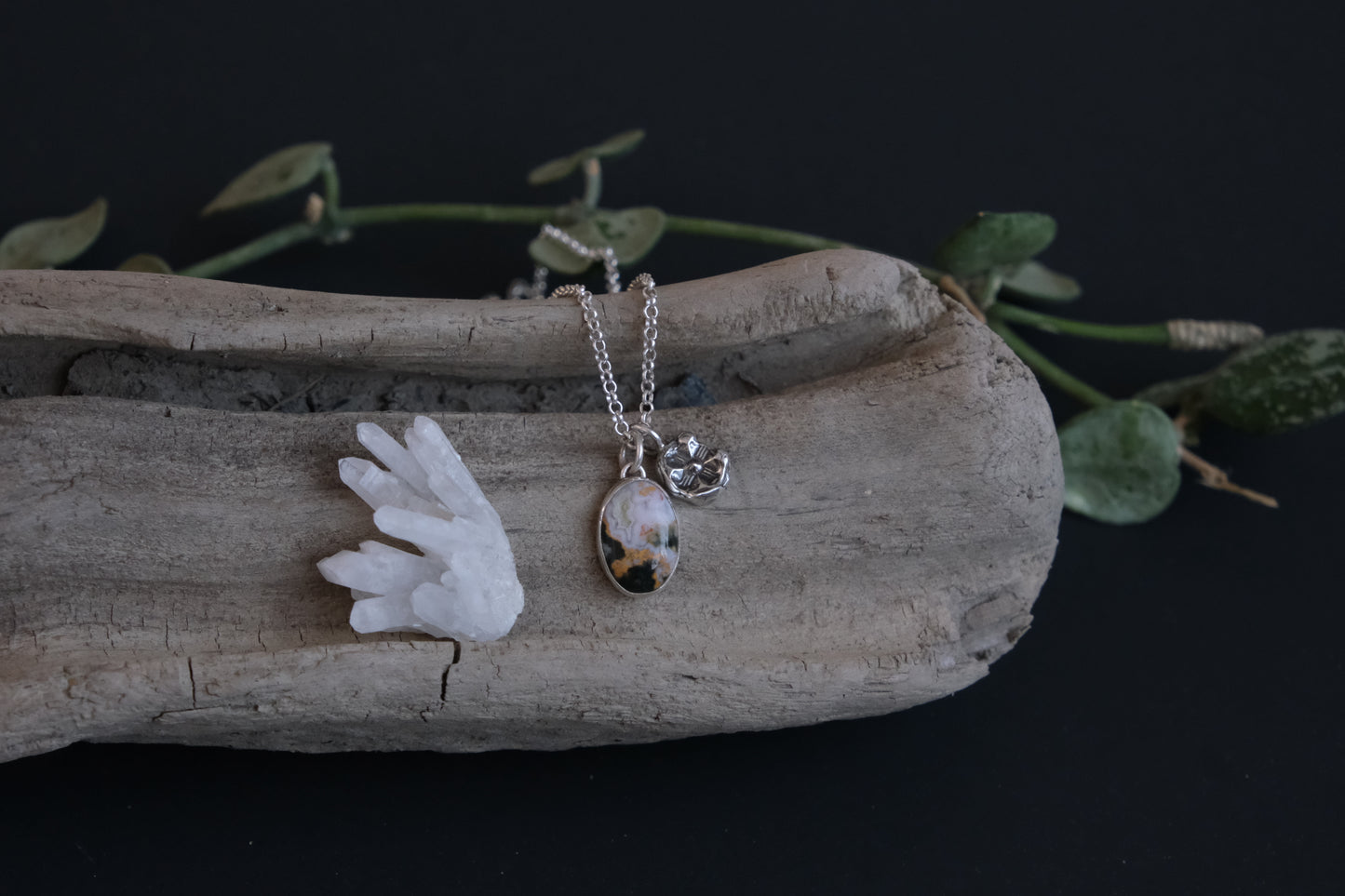 Ocean Jasper Charm Necklace