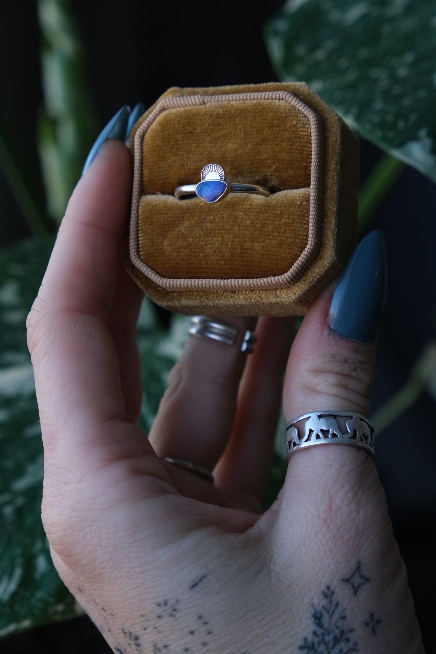 Australian Opal Ring -size 9.5