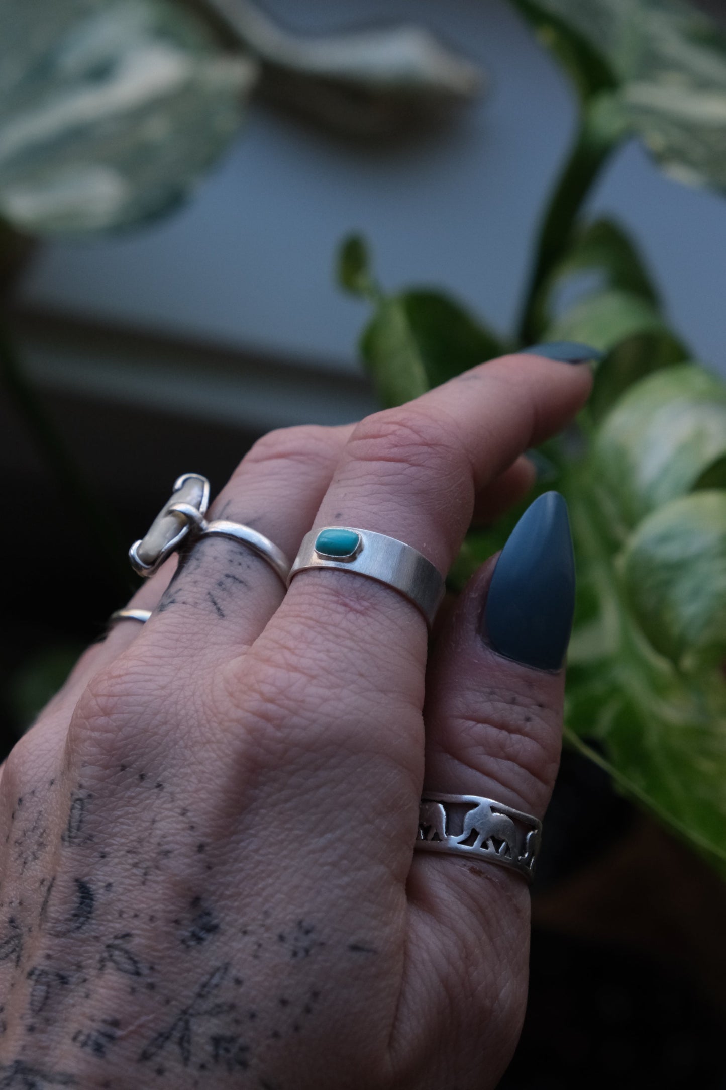 Turquoise Ring -size 8.5