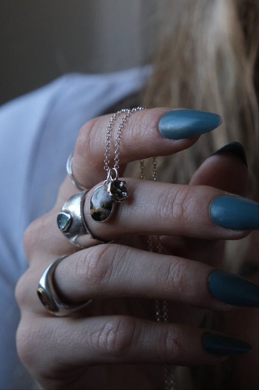 Ocean Jasper Charm Necklace