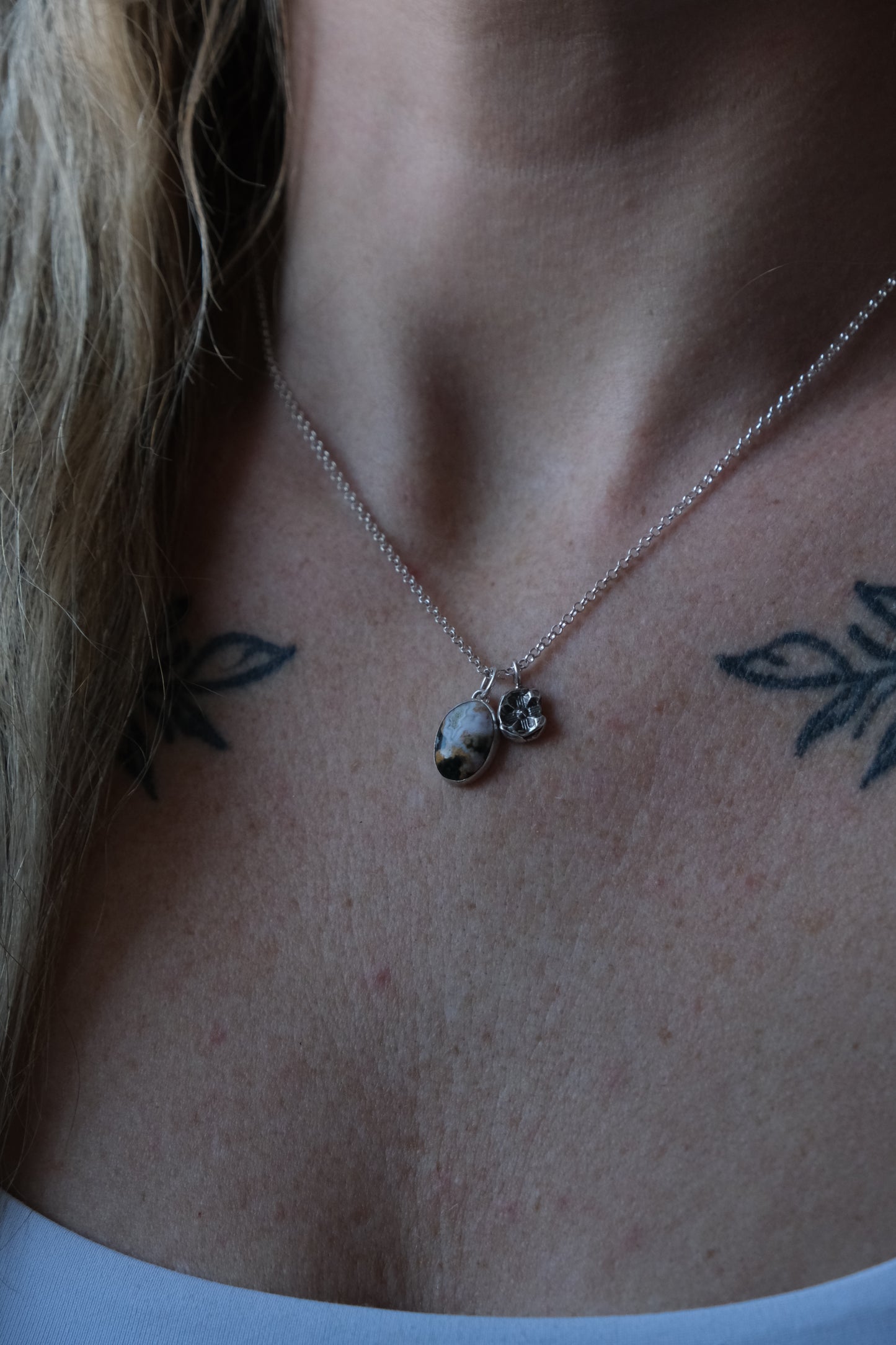 Ocean Jasper Charm Necklace