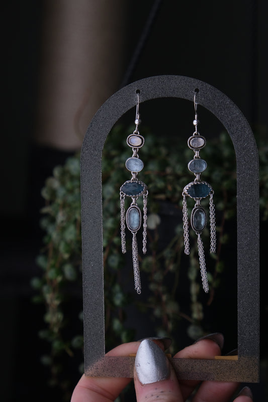 Kyanite Chandelier Earrings